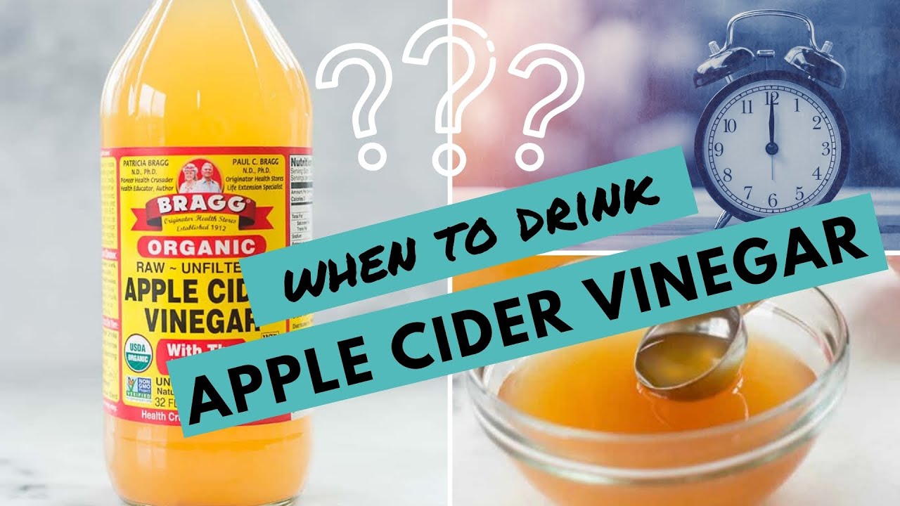When to Drink Apple Cider Vinegar for WEIGHT LOSS | My Tips For Best  Results - YouTube